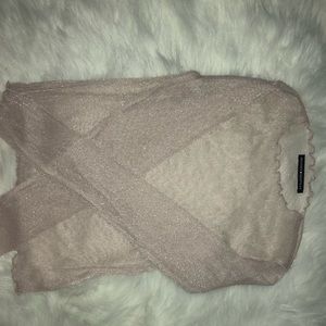 Brandy Melville pink sheer top